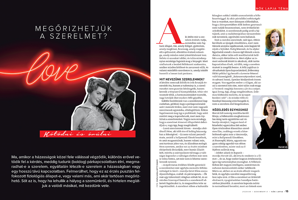 Nők Lapja 45 14-15. oldal - Nők Lapja - Nők Lapja