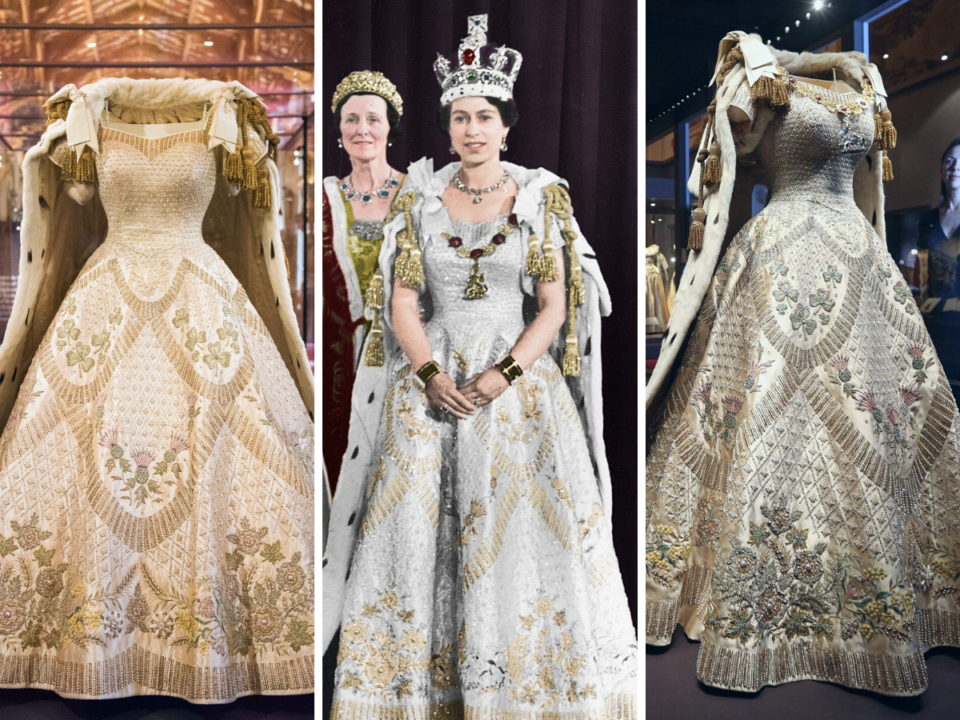 II. Erzsébet királynő koronázási ruhája