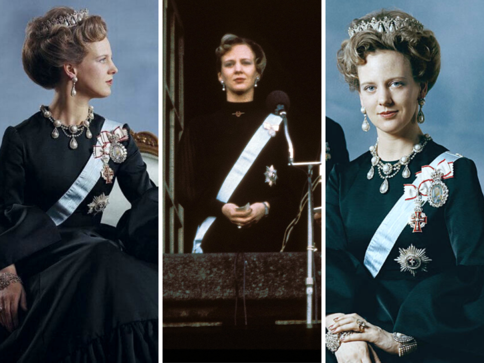 II. Margit dán királynő koronázási portréja