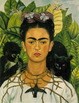 Frida Kahlo önarckép női festőművész