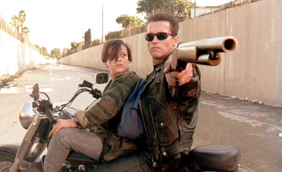 Edward Furlong és Arnold Scwarzenegger