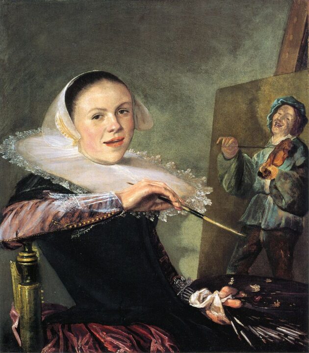 fontos női festőművészek Judith Leyster önarckép