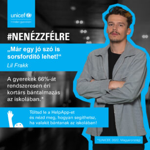 UNICEF Magyarország, Lil Frakk, #nenézzfélre kampány