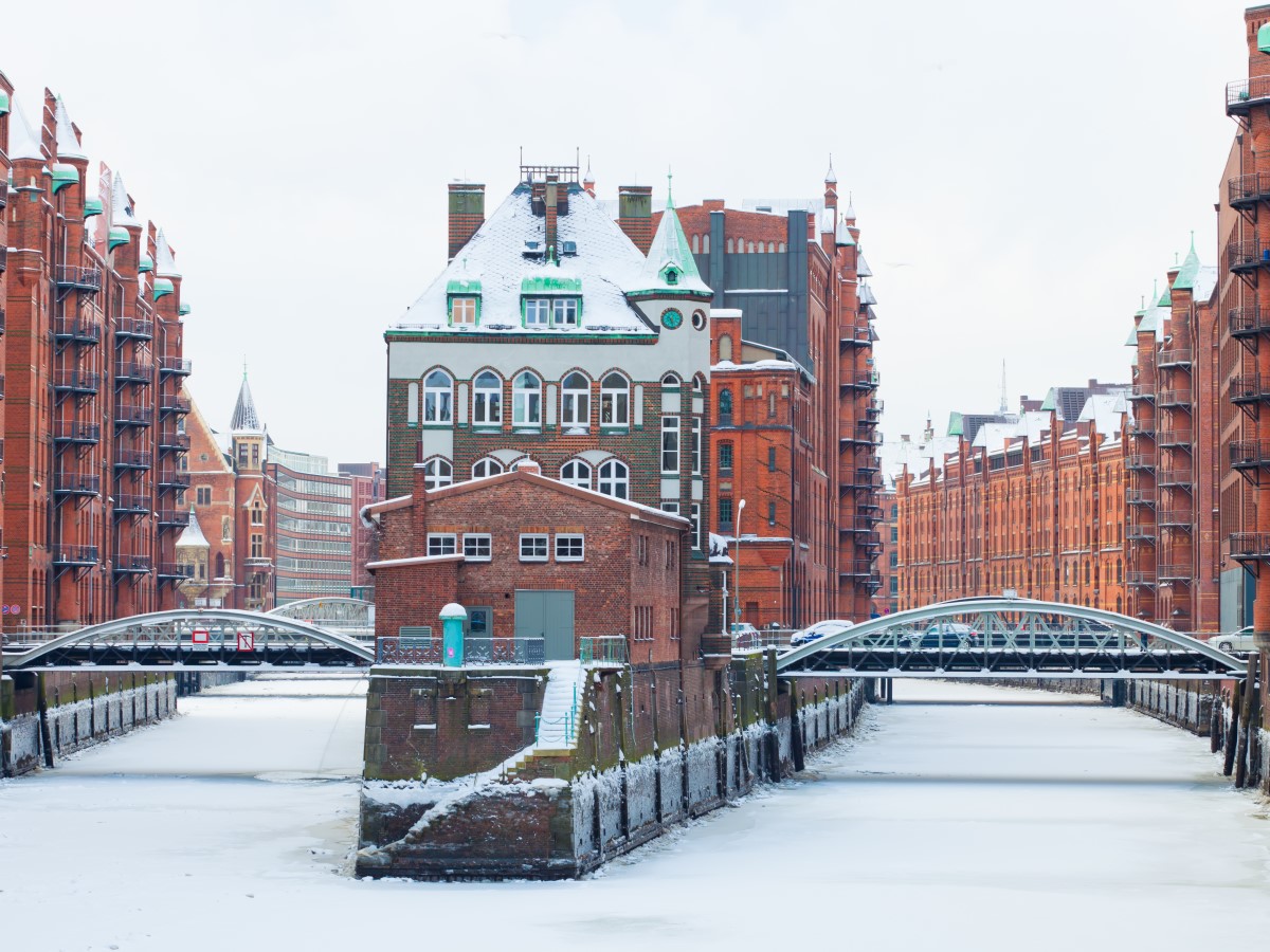 Hafencity Hamburg télen