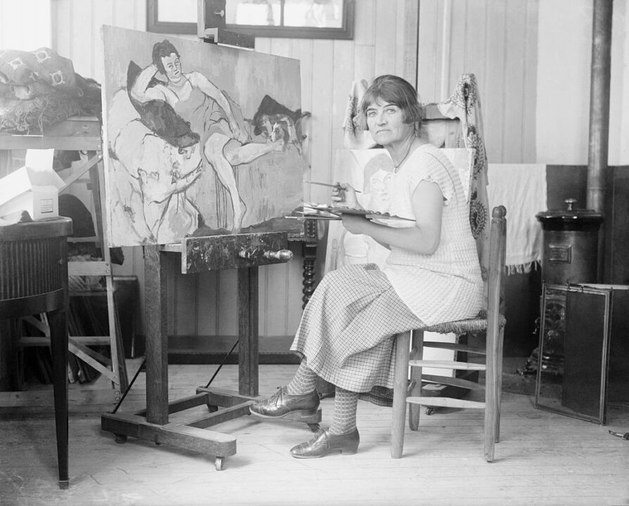 Suzanne Valadon a műtermében