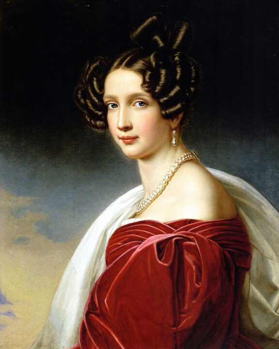 Sisi anyósa, Zsófia Friderika Joseph Karl Stieler 1832-es festményén