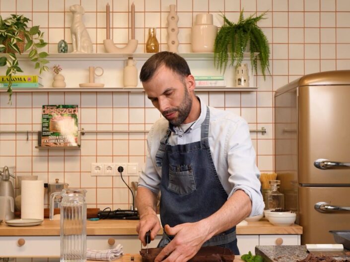 tripla csokoládés brownie recept Urbán Gábor