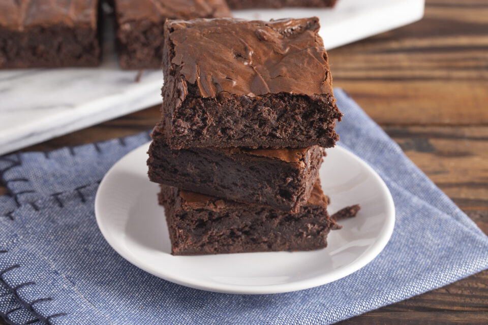 Kecskés Karina duplacsokis brownie recept