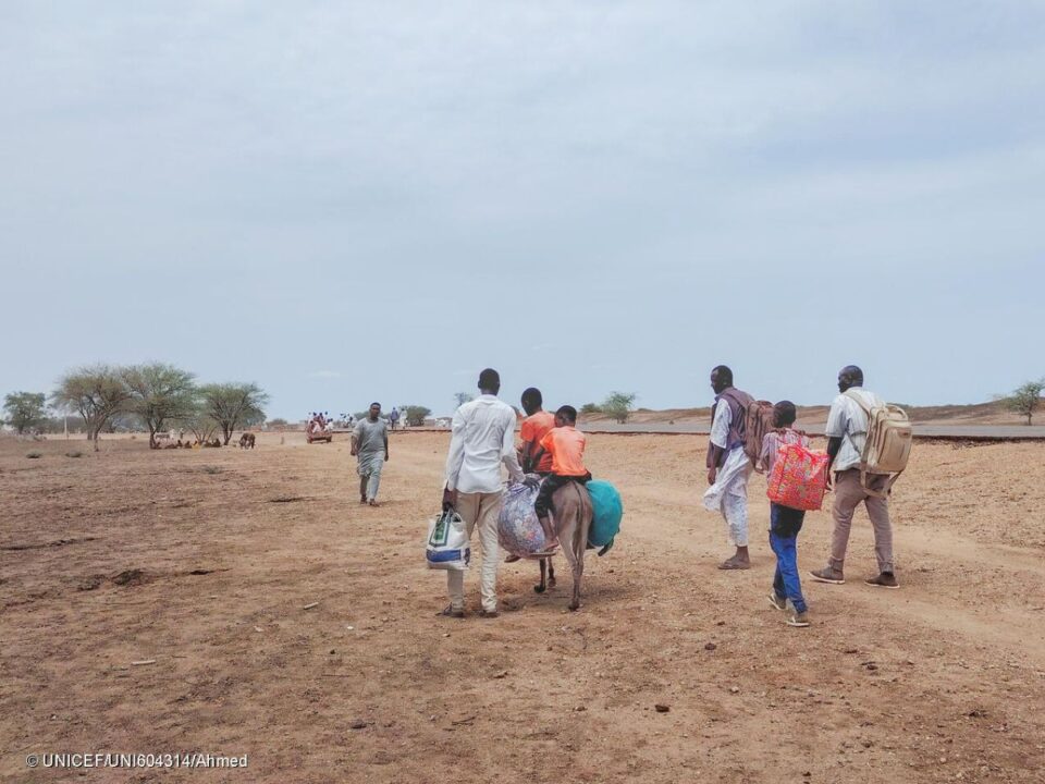 UNICEF, Szudán, éhínség