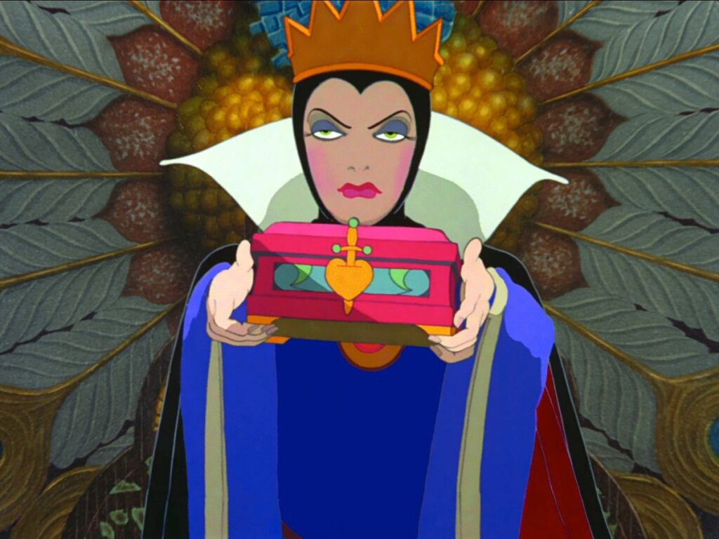 Hófehérke és a hét törpe, Disney, gonosz mostoha, boszorkány