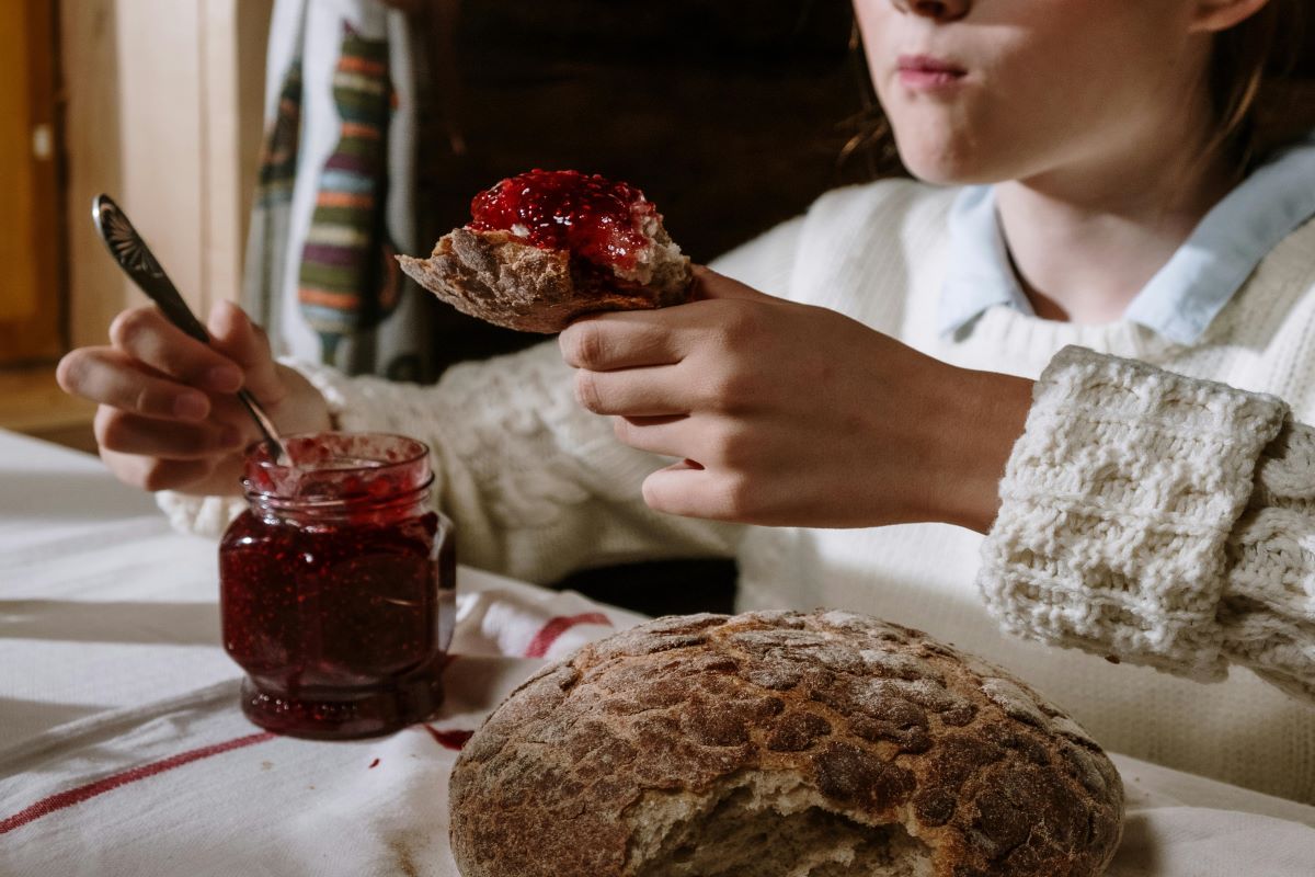 Lekváros kenyér Fotó: Pexels