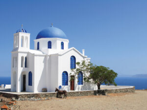 Greek Orthodox Church in Ano Meria Folegandros Greece - Nők Lapja