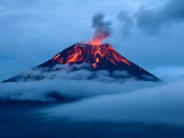 vulkánkitörés, Tungurahua-vulkán