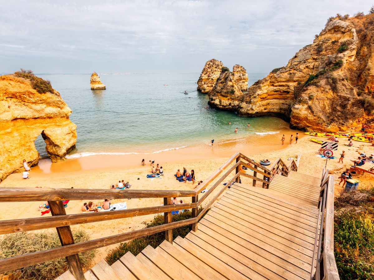 Camilo strand, Algarve, Portugália