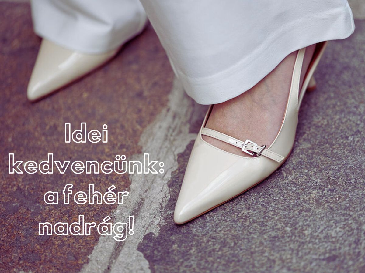 fehér nadrág stílusosan 50 felett