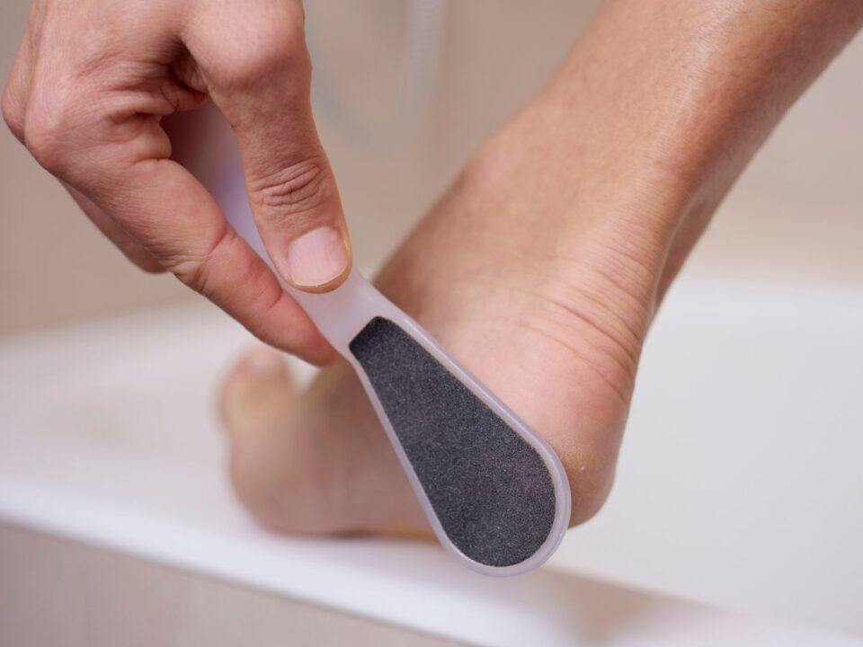 sarokreszelő, pedikűr