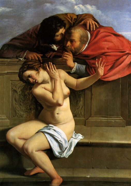 artemisia-gentileschi-festono - Nők Lapja Artemisia Gentilenschi Zsuzsanna és a vének festmény