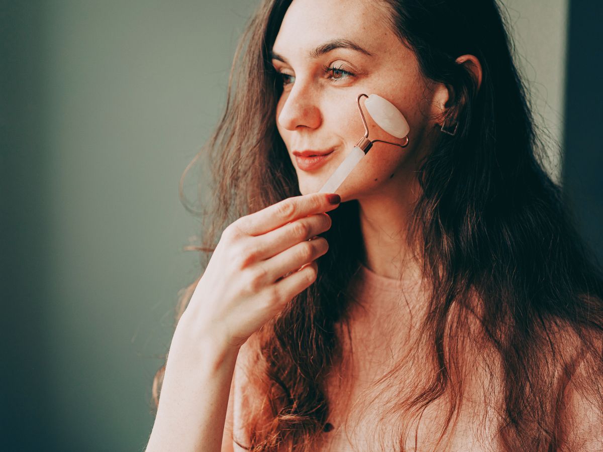 arc roller rózsa kvarc roller