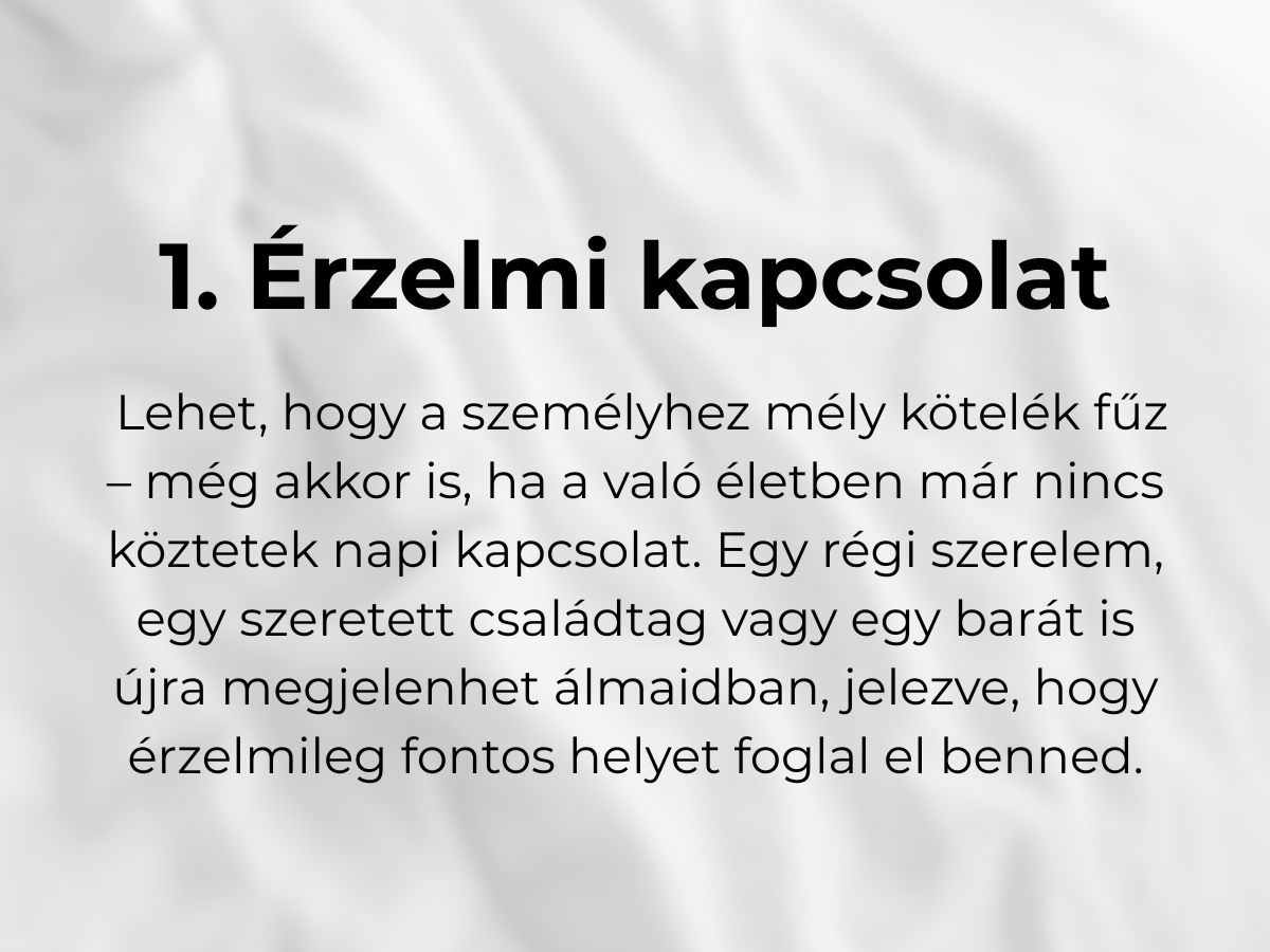 alom-visszatero-szemely - Nők Lapja - Nők Lapja álmodni valakivel jelentése