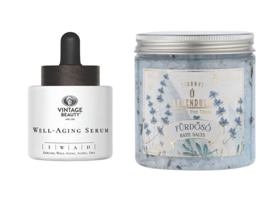 illóolajok bőrápolás termékek vintage beauty tihanyi fürdősó