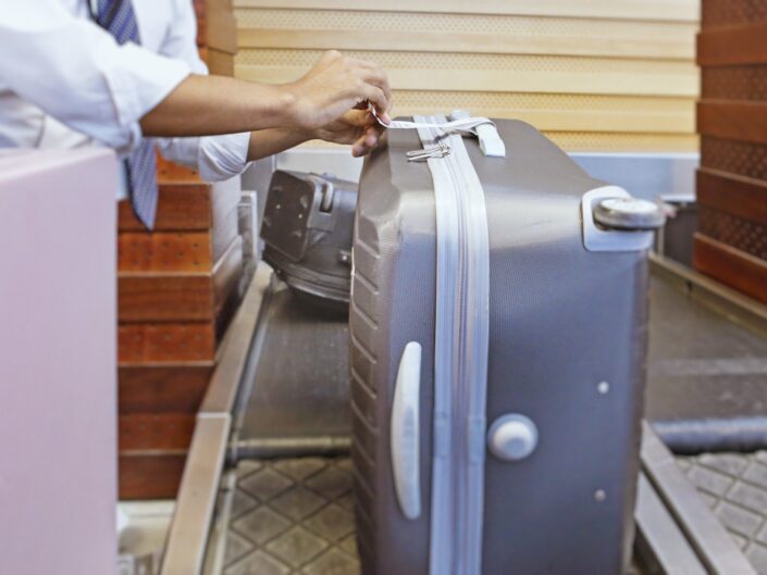 reptéri csomag címkézése