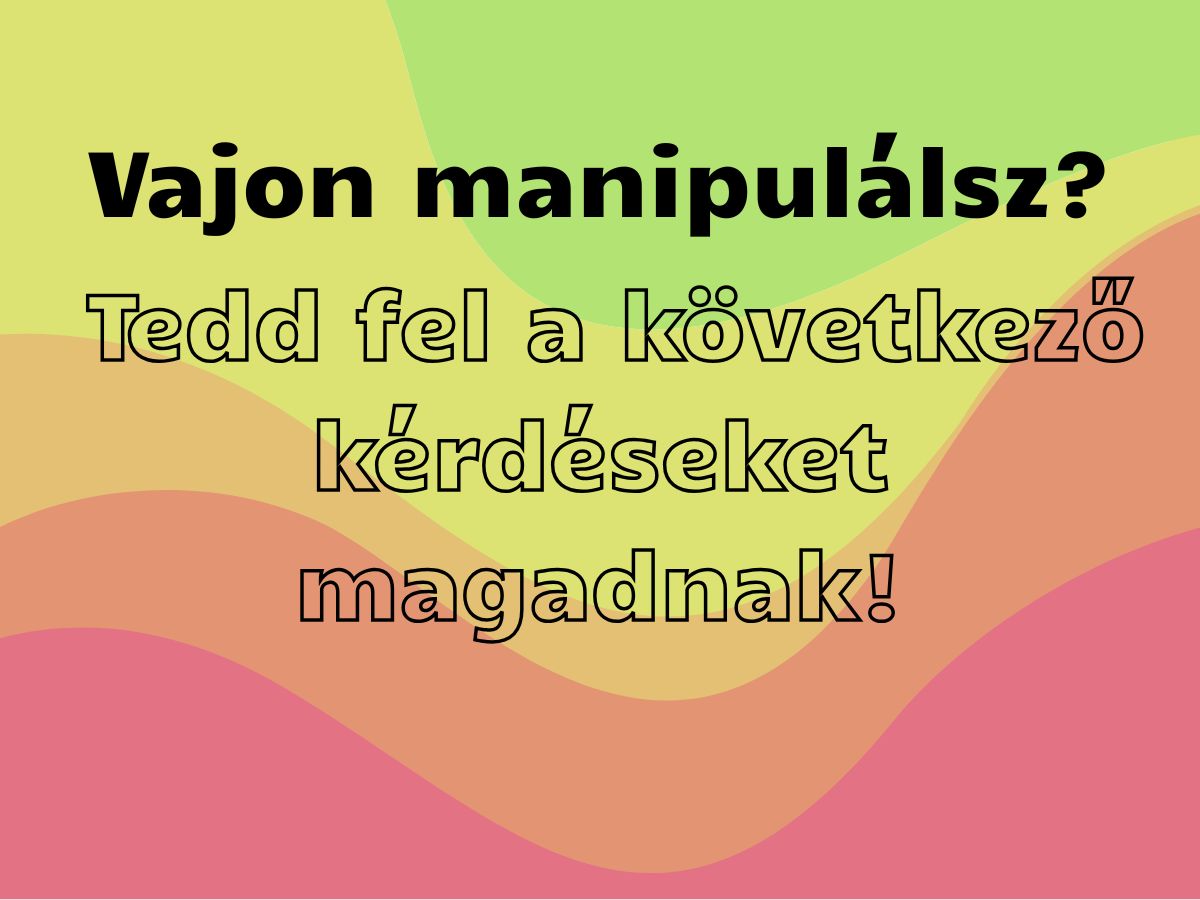 manipulálás