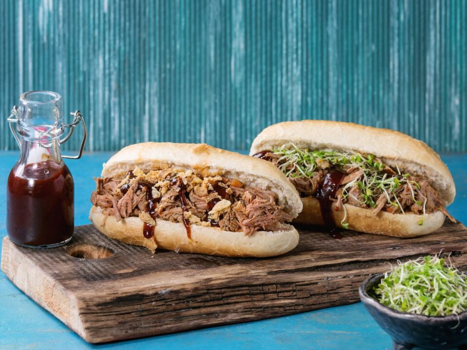 pulled pork szendvics