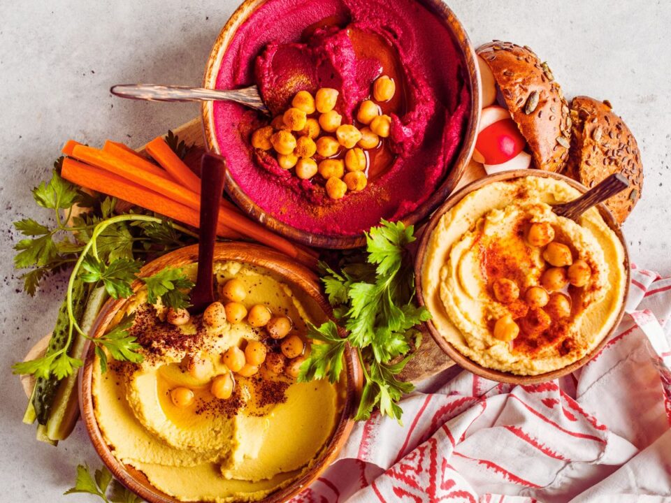 humusz csicseriborsó