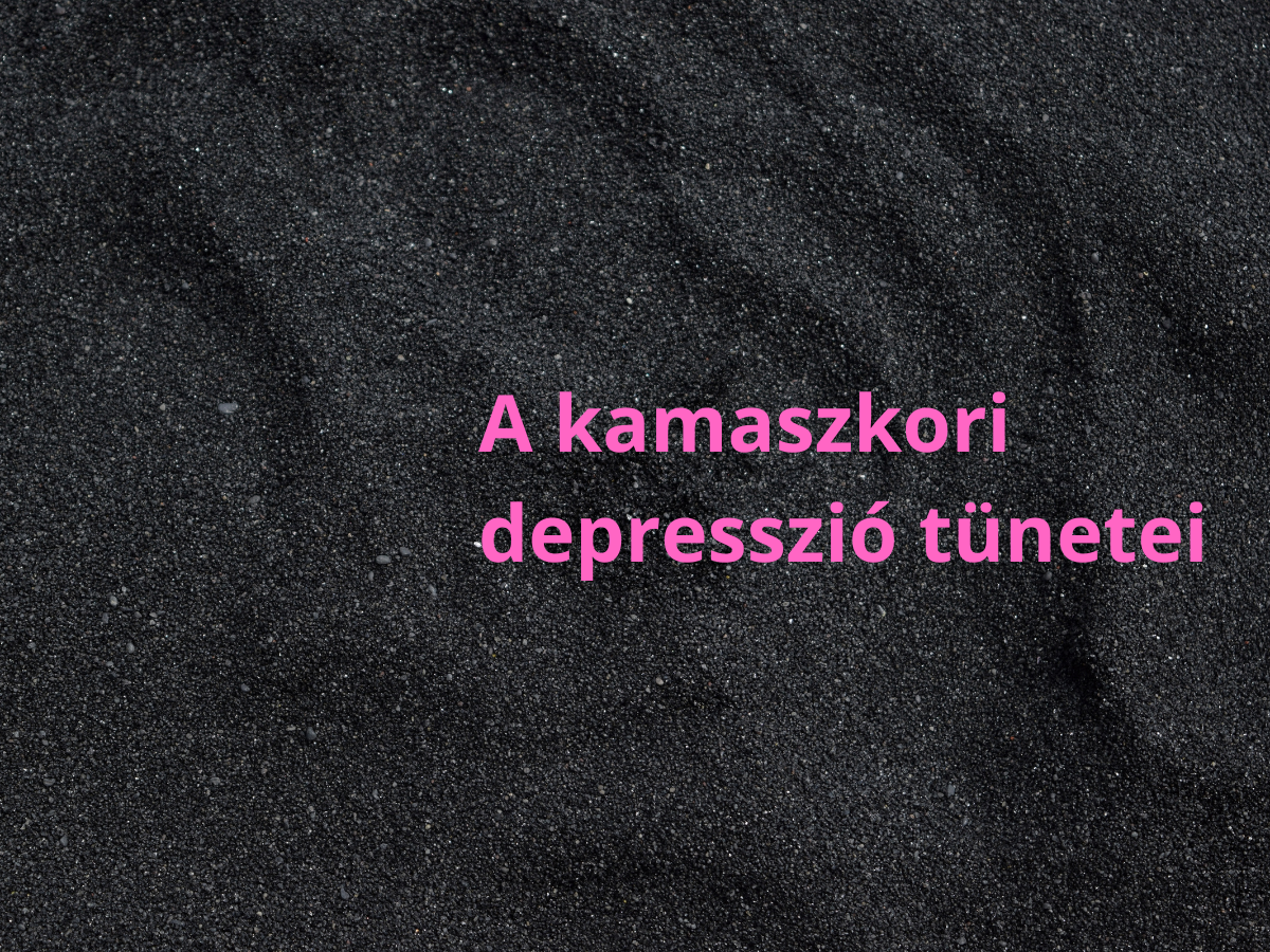 kamaszkori depresszió