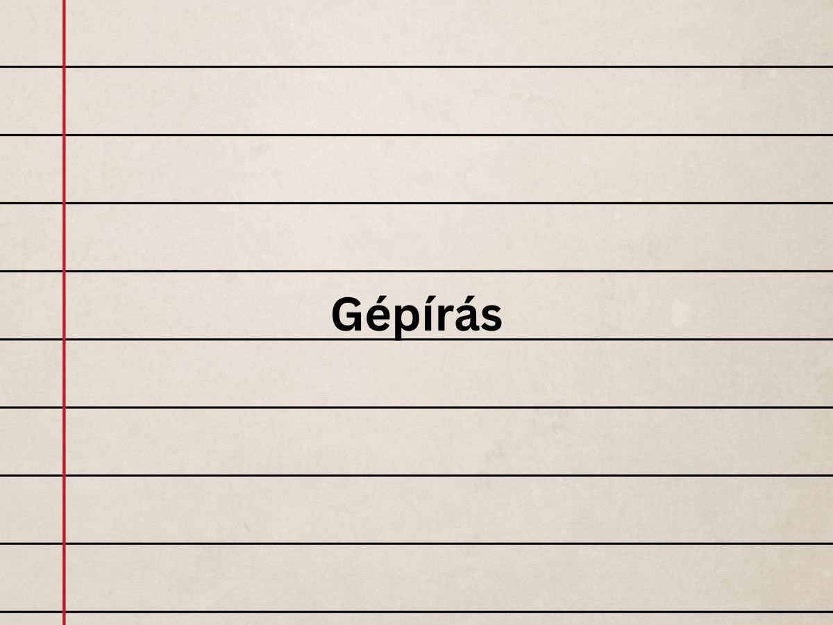 Gépírás