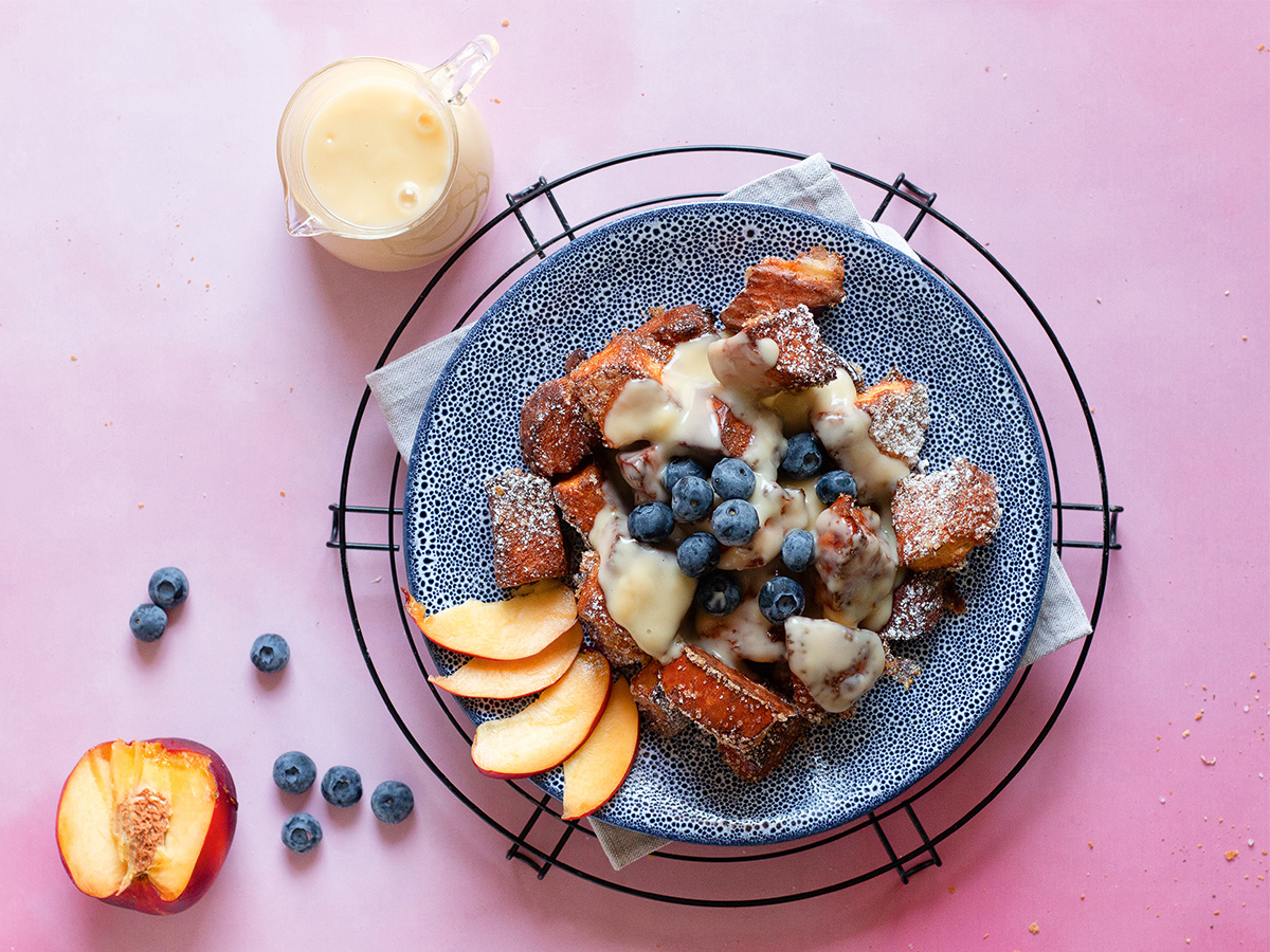 Fahéjas bundás kalács vaníliasodóval