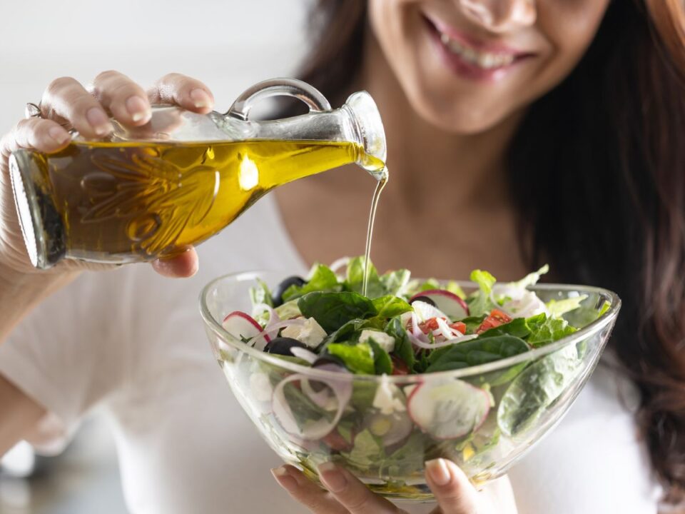mediterrán diéta olívaolaj saláta
