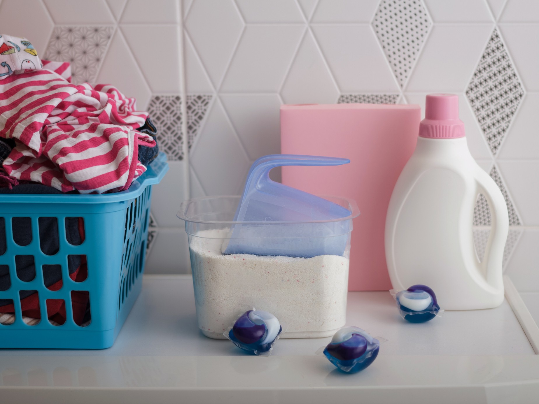 különböző mosószerek