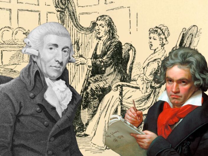 Ludwig van Beethowen Joseph Haydn barokk zenekar rajz