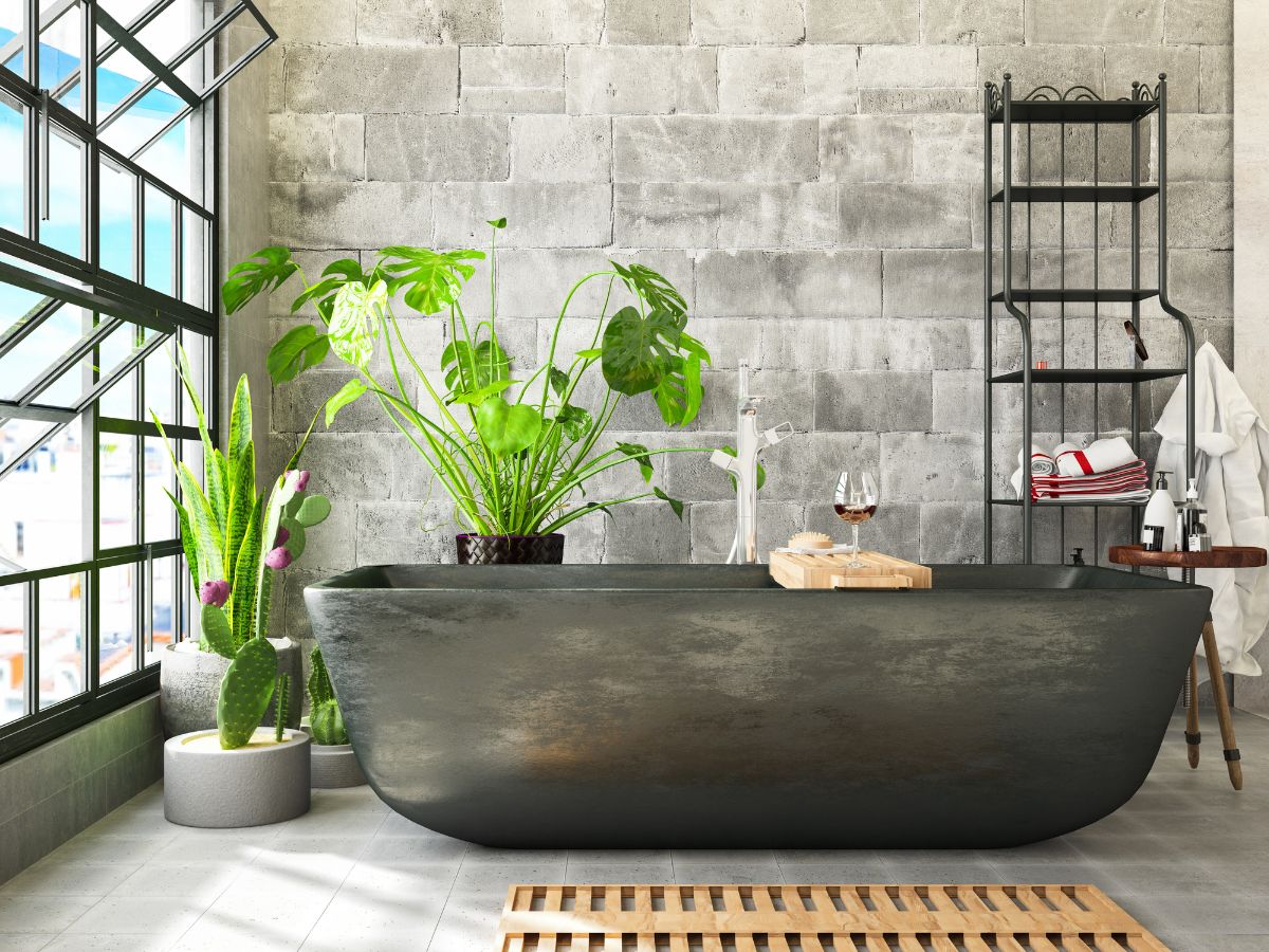 biofil-furdoszoba-lakberendezes----- - Nők Lapja - Nők Lapja Biofil stílusú fürdőszoba