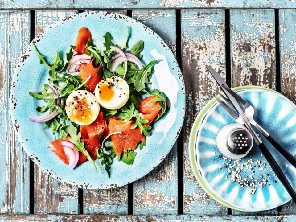 lazac tojás saláta