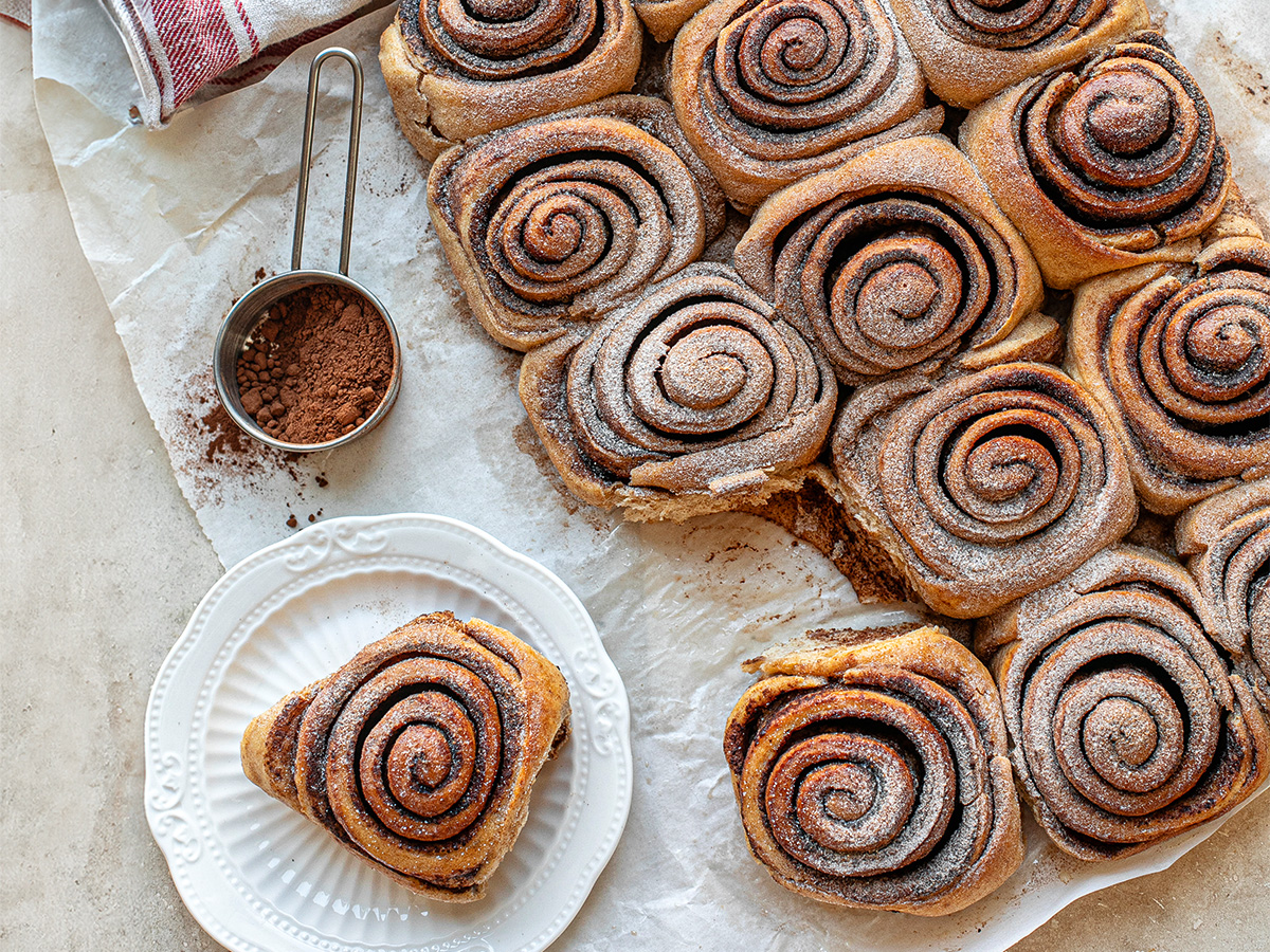 Fahéjas, kakaós tönkölycsiga