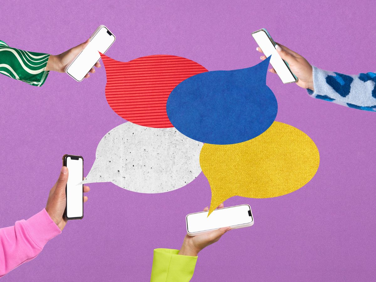 üzenetek chat telefon színes