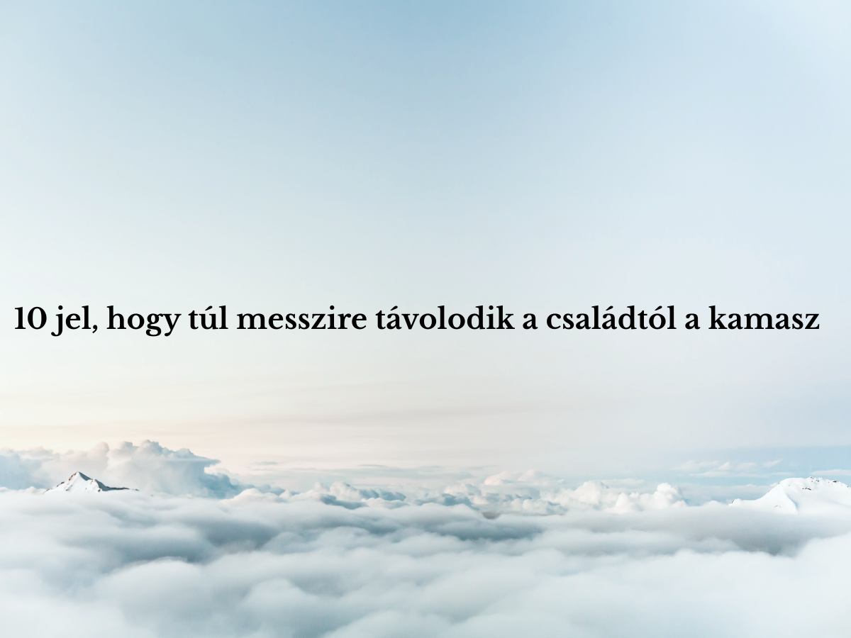 kamasz gyerek eltávolodás