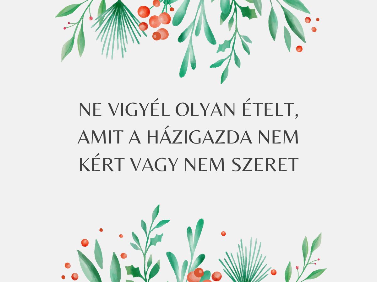 7-dolog-amit-ne-csinalj-vendegsegbe-mesz-unnepek-alatt - Nők Lapja - Nők Lapja idézet