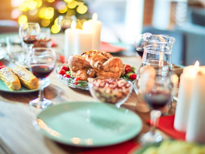 karácsonyi asztal