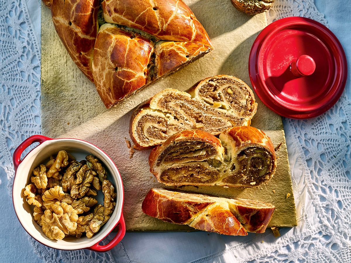 Narancsos, diós bejglifonat