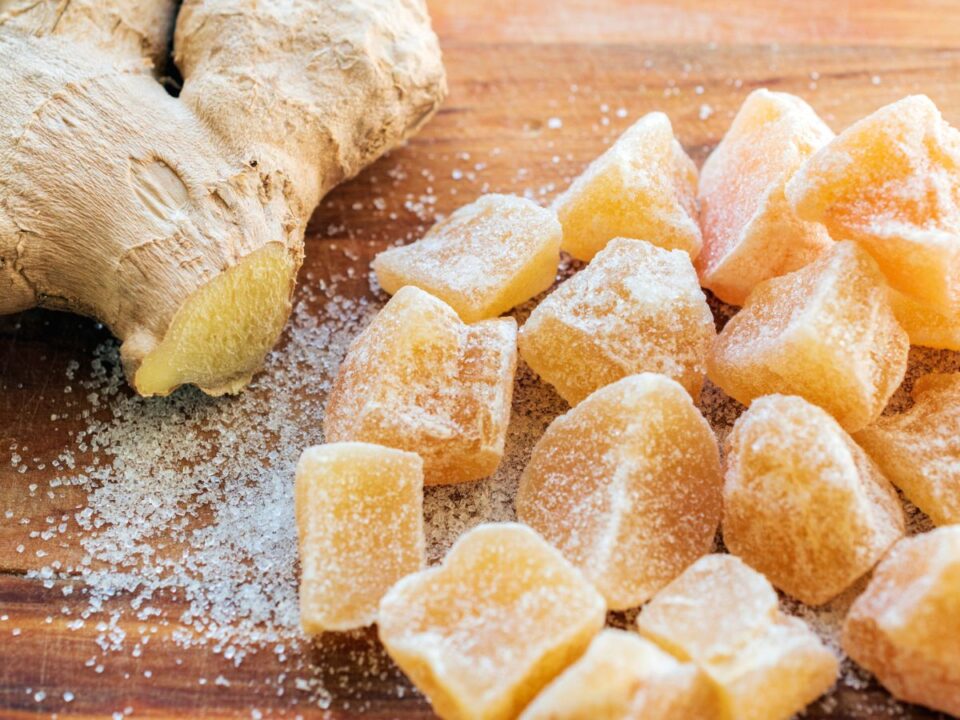 kandírozott gyömbér 