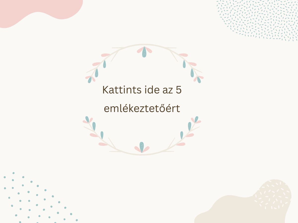 emlékeztető a bűntudatot érző anyáknak