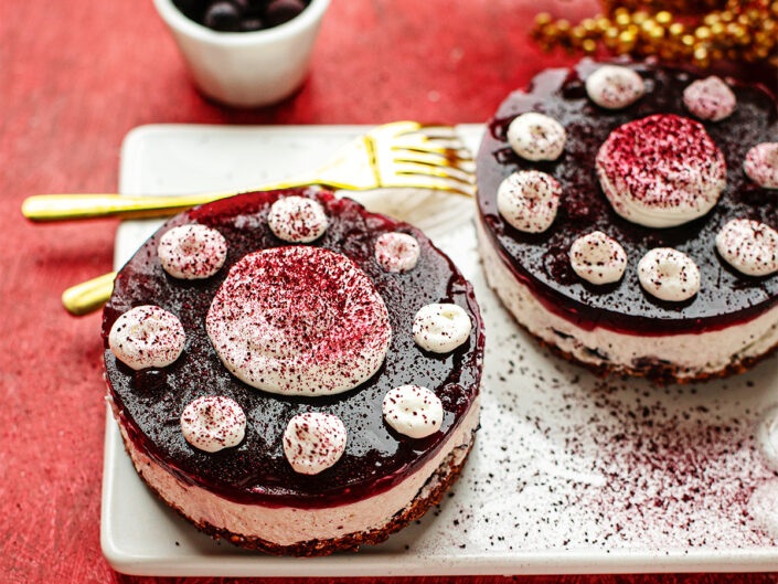 Áfonyás, kókuszos tortácska