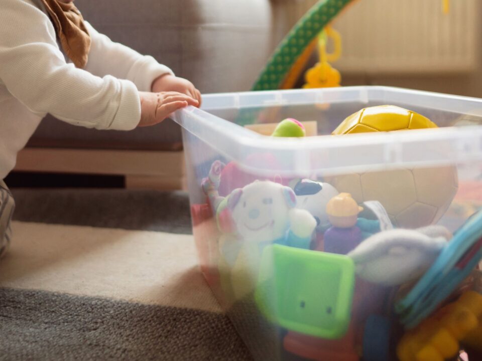 egy dolog átlátszó doboz tárolás 