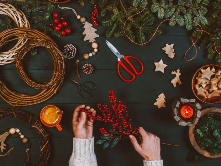 DIY karácsonyi dekoráció