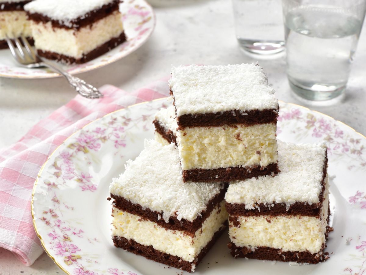 Kókuszos-grízes szelet