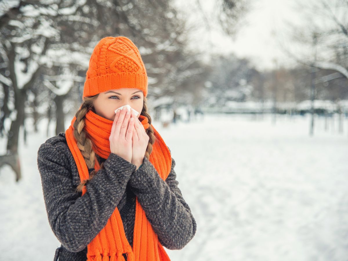 nátha, betegség, tél