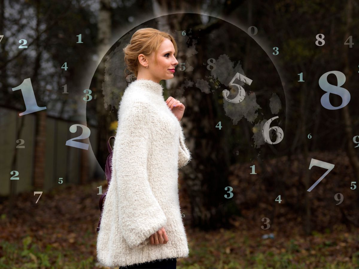 nő számok pulóver séta